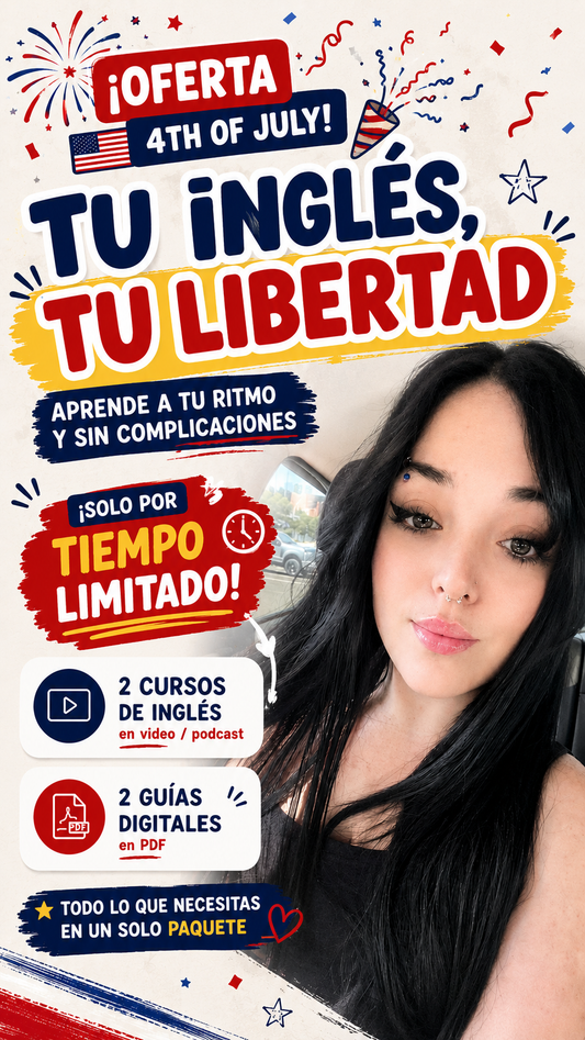 🎉 OFERTA Paquete Digital EXCLUSIVO de INGLÉS (para principiantes)