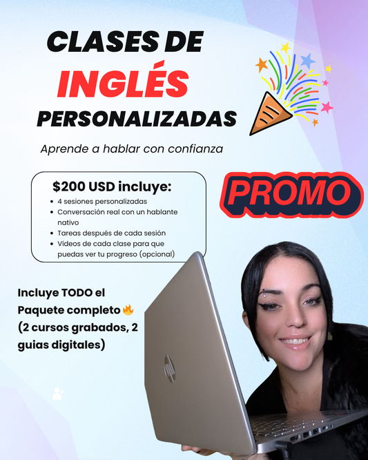 🔥 Promo Fin de Mes: 4 Sesiones Personalizadas + Paquete Completo