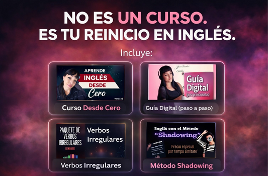 Paquete Digital EXCLUSIVO de INGLÉS (para principiantes)